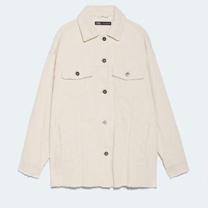 Zara Oversized Corduroy Shirt